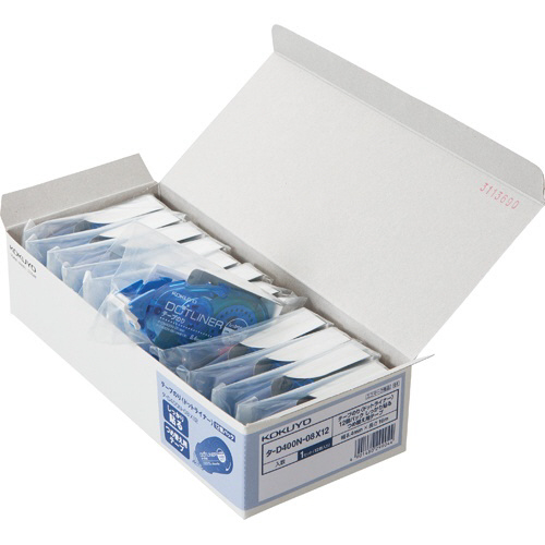 ﾃｰﾌﾟのり ﾄﾞｯﾄﾗｲﾅｰ しっかり貼るﾀｲﾌﾟ つめ替え用 8.4mm×16m 1箱(12個)画像