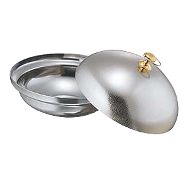 テーブル用品 小鍋(ゴザ目) 蓋付 大 目皿無し画像