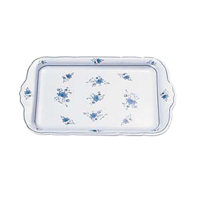 メラミン食器 ビューティフラワー BF-20 角皿10吋 エンテック画像