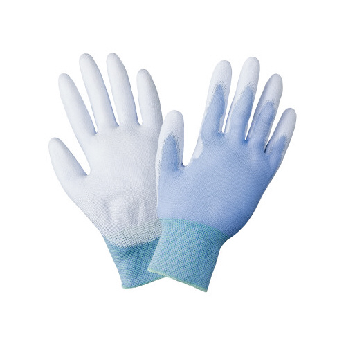 ウレタン背抜き手袋　ブルーＭ　１０双入画像