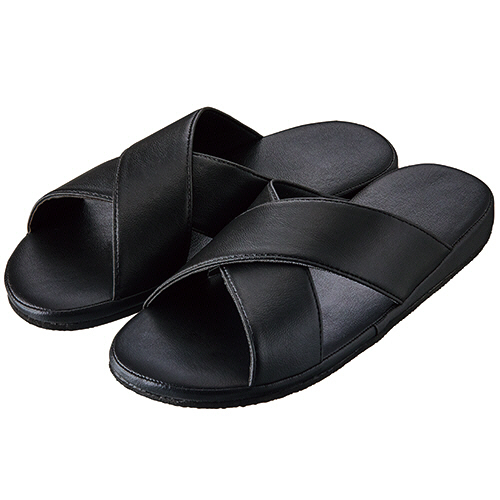 ｸﾛｽﾊﾞﾝﾄﾞｻﾝﾀﾞﾙ ﾌﾞﾗｯｸ 1足画像