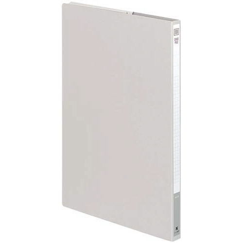 ケースファイル　色厚板紙Ａ４縦　グレー　５冊画像
