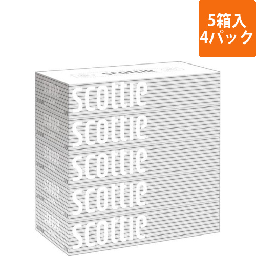 スコッティ　ティシュー　200組　5箱×4