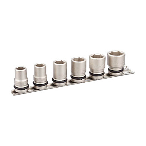 インパクト用ソケットセット(ホルダー付)　6pcs　1セット画像