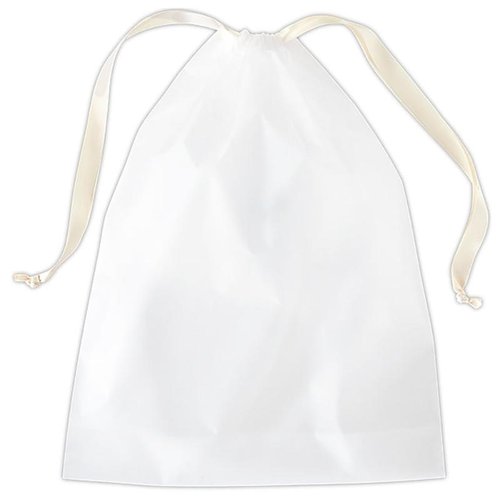ラッピング用品 MFT-KBL 無地フロスト巾着バッグ-L(20枚) ヘッズ画像