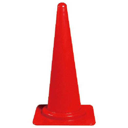 ｶﾗｰｺｰﾝ700mmH 赤 ﾎﾟﾘｴﾁﾚﾝ 1個画像