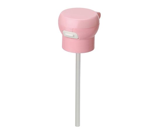 ペットボトルストローキャップ　アタッチメント付　ピンク画像