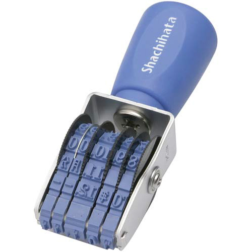 エルゴグリップ　回転ゴム印　日付４号　明朝体画像