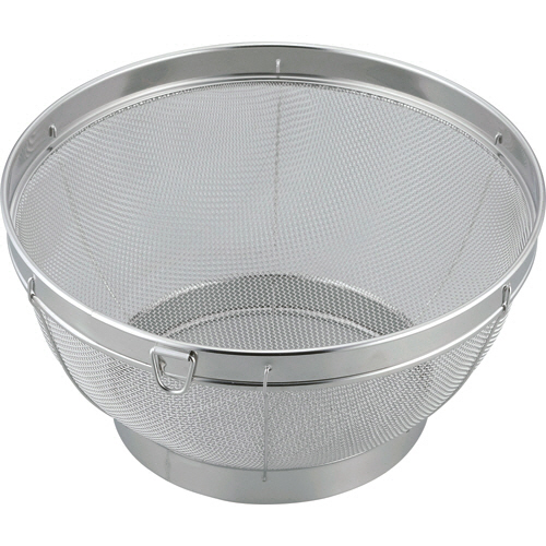 SUIｸﾞｰﾄ ｽﾃﾝﾚｽ深型ざる ﾘﾝｸﾞ付 24cm 1個画像