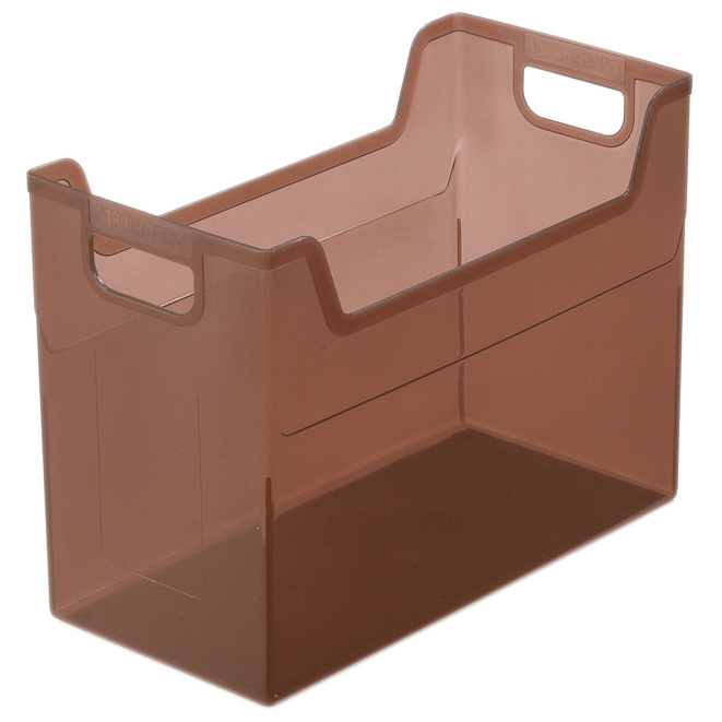 ｷｬﾊﾟﾃｨEW4 ﾌｧｲﾙﾎﾞｯｸｽ A4ﾖｺ 背幅162mm ｸﾘｱﾌﾞﾗｳﾝ 1個画像