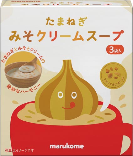 たまねぎみそクリームスープ　３食入×１０個画像