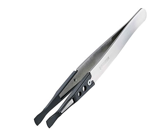 ESDチップピンセット 先端幅6.0mm(ヘラ型)