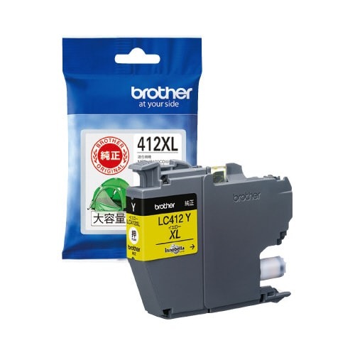 純正インク　ＬＣ４１２ＸＬＹ　イエロー画像