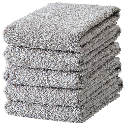 おしぼりﾀｵﾙ ﾗｲﾄｸﾞﾚｰ 1ﾊﾟｯｸ(10枚)画像