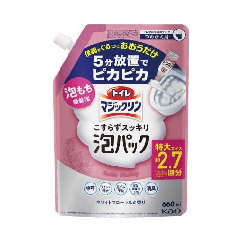 トイレマジこすらずスッキリ泡Ｐフローラル６６０ｍｌ画像