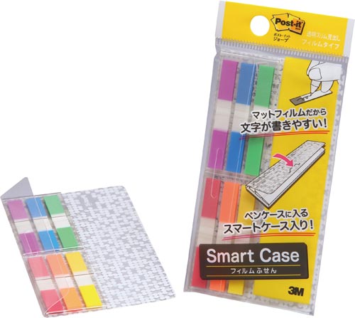 ポストイット　ジョーブ　スマートケース６ｍｍ幅混色画像