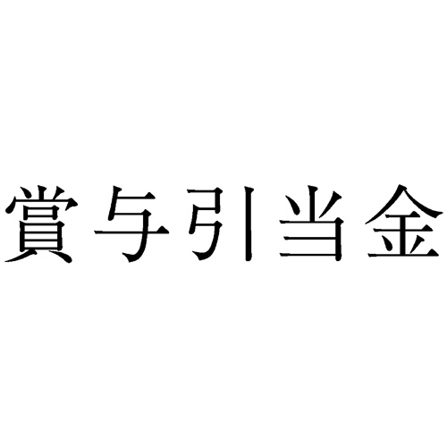 勘定科目印 233 賞与引当金 1個画像