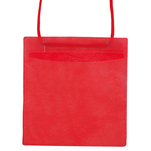 ｶﾗｰ吊下げ名札 ｲﾍﾞﾝﾄｻｲｽﾞ 赤 1ﾊﾟｯｸ(50個)画像