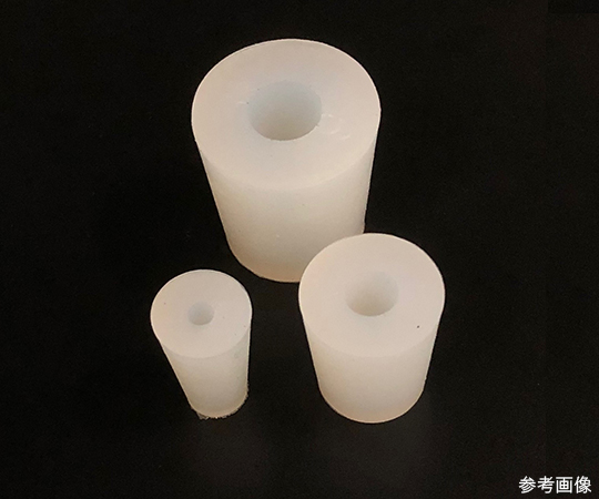 穴付きシリコンゴム栓　0号（S-11）　Φ4