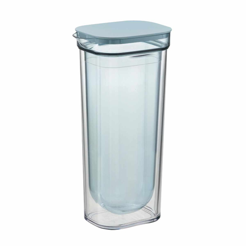 ピッチャー 冷水筒 1L ダブルウォールカラフェ プラスチック製 ブルー画像