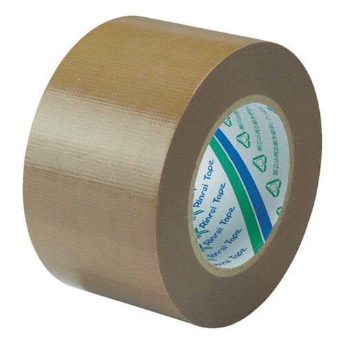 リンレイテープ 包装用PEワリフテープ 茶色 75mm×50m EF67175X50画像