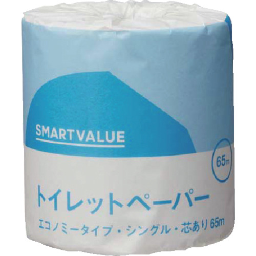 ＪＴＸ　８３０３７６）業務トイレットペ－パ－ＥＳ６５ｍ１００個　Ｎ１３７Ｊ画像