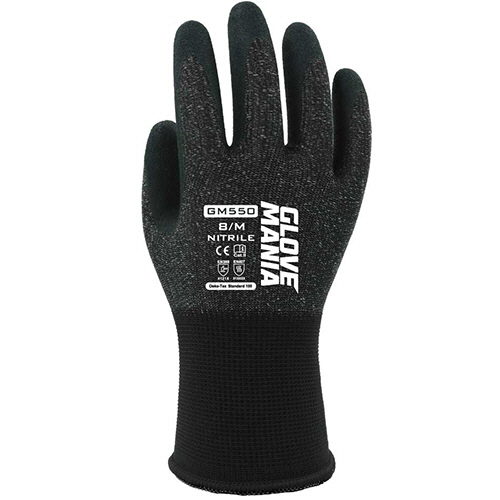 ｸﾞﾛｰﾌﾞﾏﾆｱ ﾆﾄﾘﾙ M ﾌﾞﾗｯｸ 1双画像