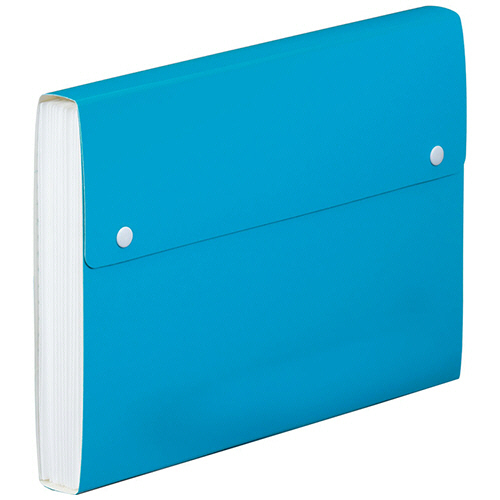 Toffy ﾄﾞｷｭﾒﾝﾄﾌｧｲﾙ A4 13ﾎﾟｹｯﾄ 青 1ｾｯﾄ(8冊)画像