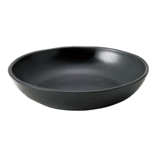 プレート 22cm パスタ&カレー皿 COMBINE コンバイン 陶器 ブラック画像
