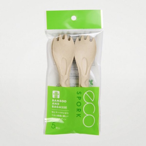 パックスタイル エコカトラリー BBカトラリー スポーク(先割れスプーン) 単袋入 150mm（5枚入）画像