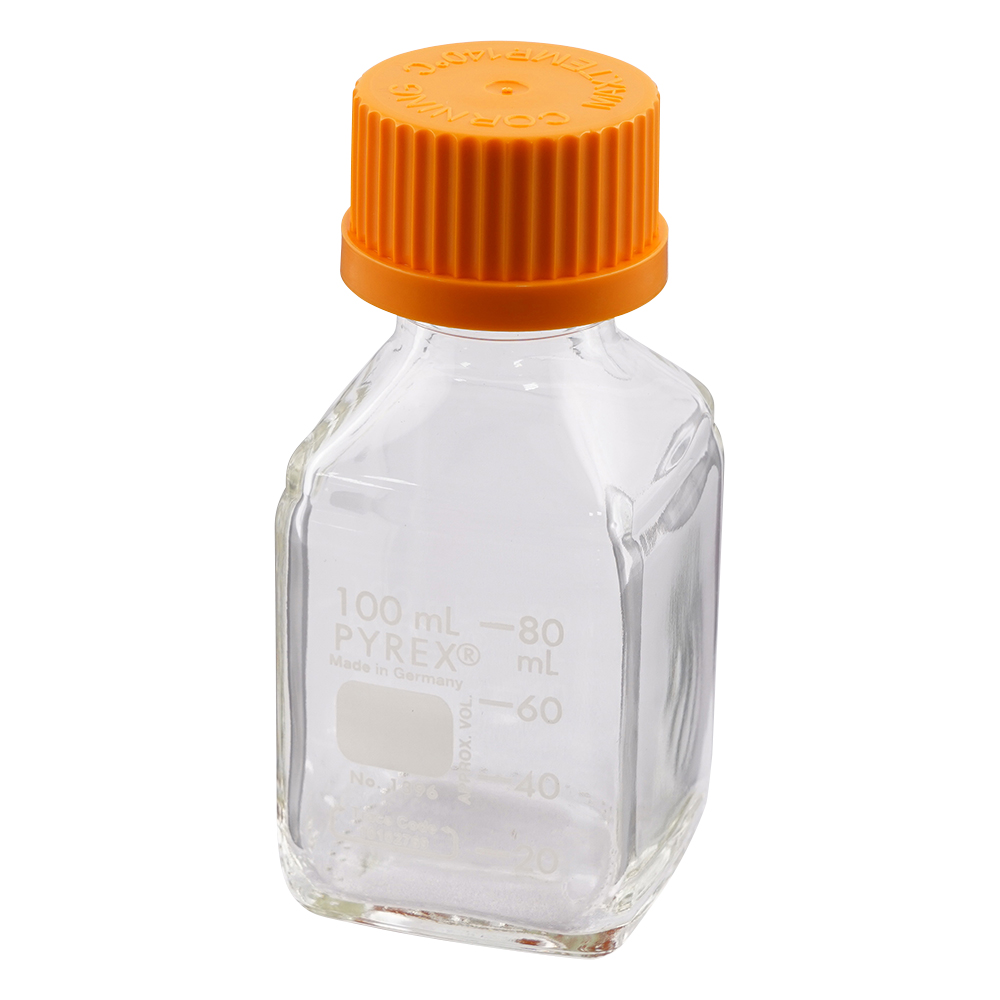 メディウム瓶角型（PYREX(R)）　100mL画像