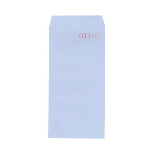 プライバシー保護封筒　長３　アクア　１００枚画像