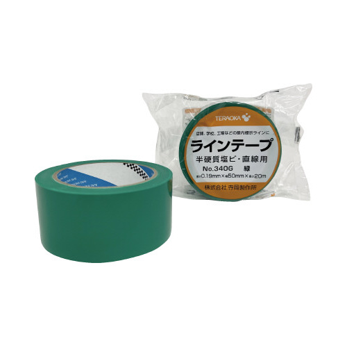 ラインテープＮｏ．３４０Ｇ　緑　１巻×４画像