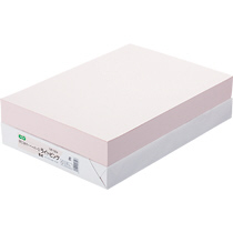 αｴｺｶﾗｰﾍﾟｰﾊﾟｰII B4 ﾗｲﾄﾋﾟﾝｸ 1冊(500枚)