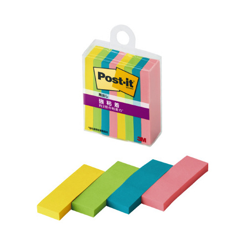 ポストイット強粘着マルチカラー８　５０×１５　８冊画像