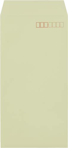 ソフトカラー封筒　長３　ウグイス　１００枚　１０画像