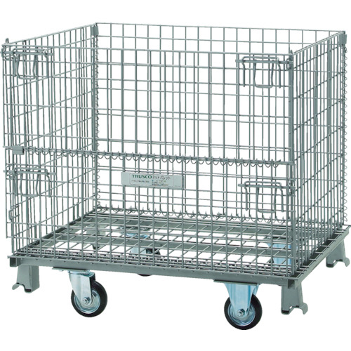 ネットパレット車輪付　800×500×580　300kg　1台