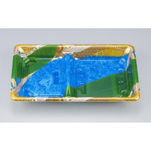 冷麺容器 SF弁当57 藍笹 本体 シーピー化成 [ケース販売]