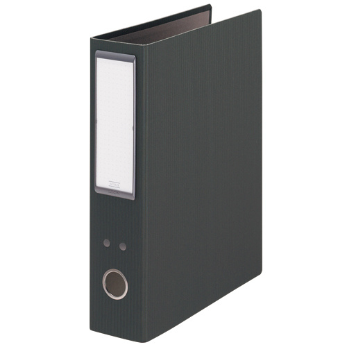 ﾊﾟｲﾌﾟ式ﾌｧｲﾙ(ｱｺﾙﾃﾞ) A4ﾀﾃ 500枚収容 50mmとじ 背幅70mm ﾁｬｺｰﾙｸﾞﾚｰ 1冊画像