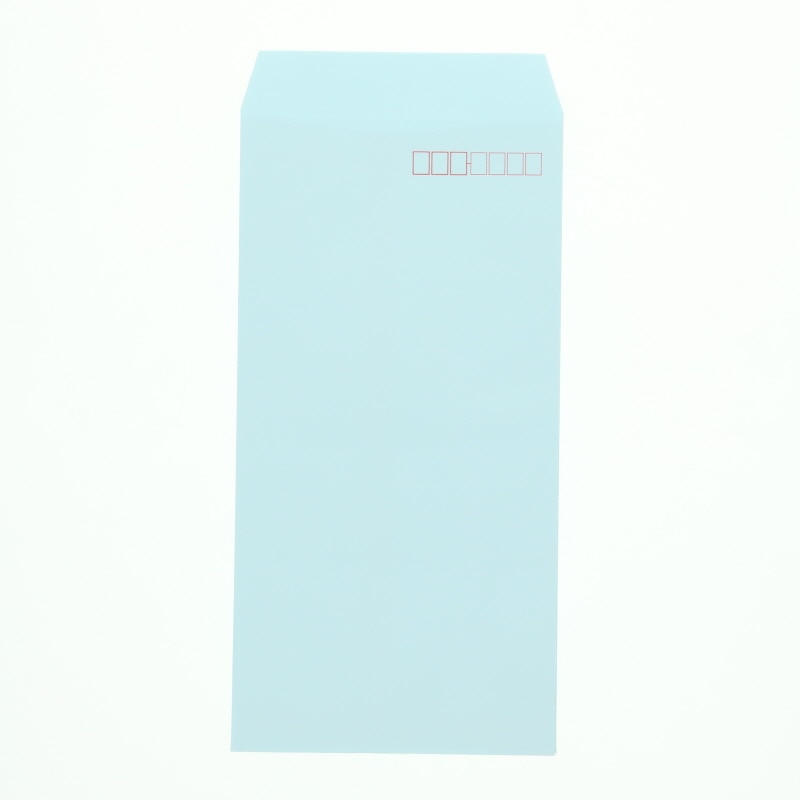 ヘイコー　カラー封筒　長３　パステルブルー画像