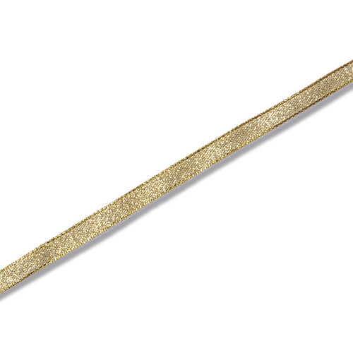HEIKO エレガンスメタルリボン 6mm幅×20m巻 ゴールド画像