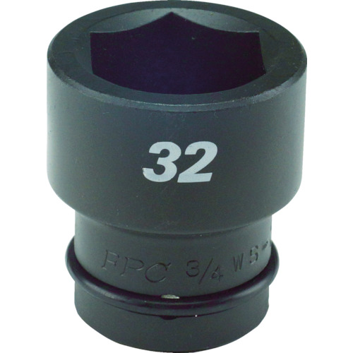 インパクト　ショート　ソケット　差込角19mm　対辺41mm　1個画像