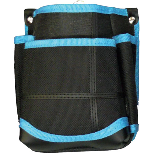 武尊魂 2段 腰袋 黒/青 1個画像