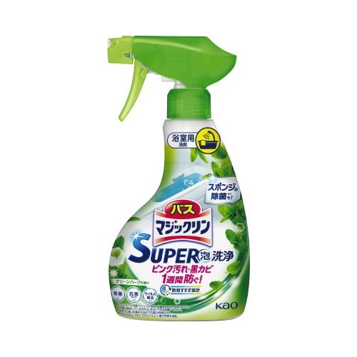 バスマジＳＵＰＥＲ泡　グリーンハーブ本体３５０ｍｌ画像