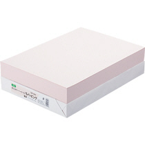 αｴｺｶﾗｰﾍﾟｰﾊﾟｰII B4 ﾗｲﾄﾋﾟﾝｸ 1ｾｯﾄ(2500枚:500枚x5冊)画像