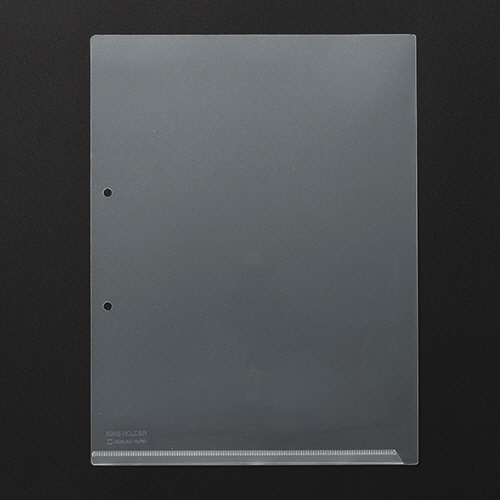 ｷﾝｸﾞﾎﾙﾀﾞｰﾎﾟｹｯﾄ ﾏﾁなし A4ﾀﾃ 乳白 1ﾊﾟｯｸ(100枚)画像