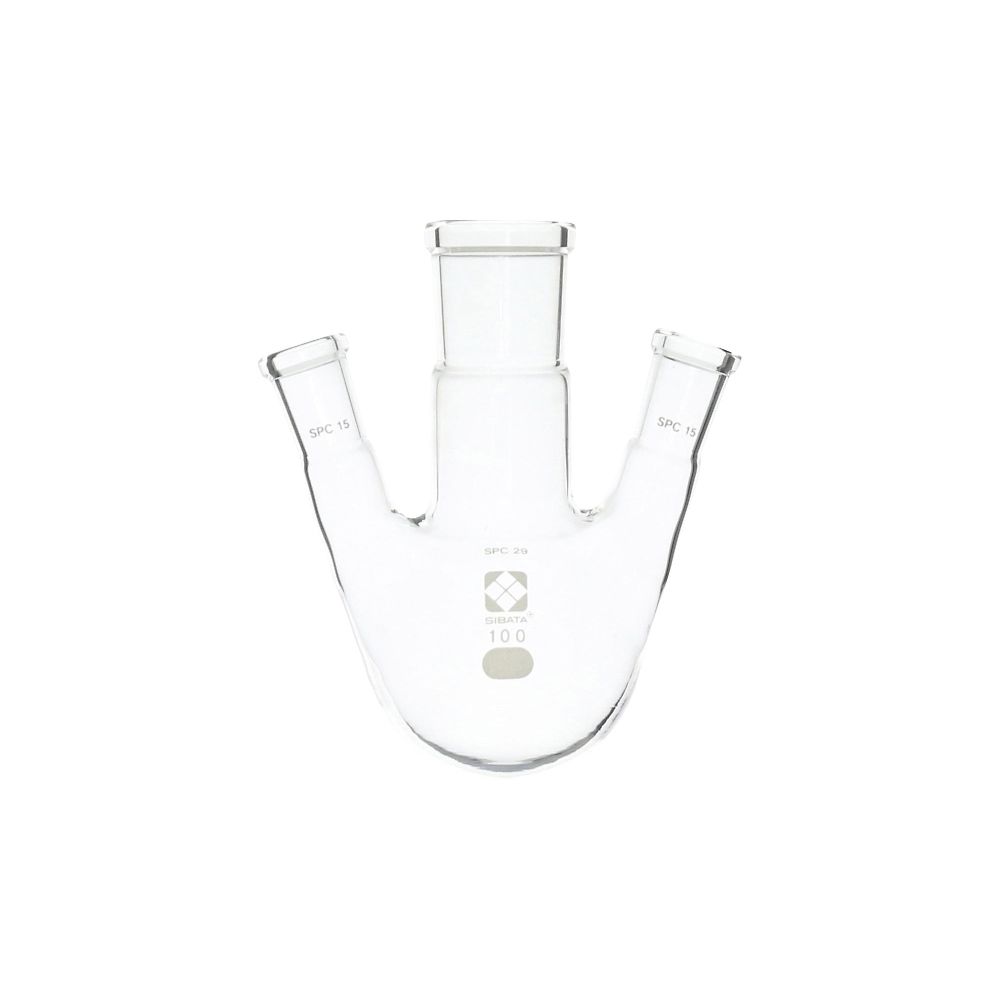 SPC三口丸底フラスコ　100mL画像