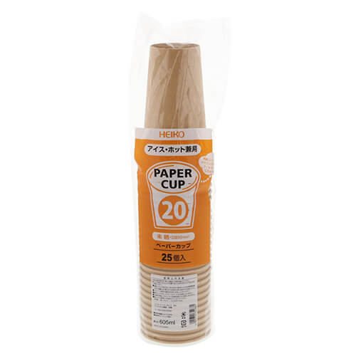 テイクアウトやパッケージに！アイス・ホット兼用の紙カップ