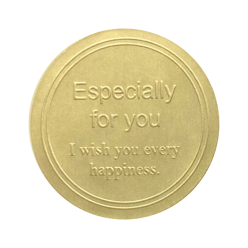 業務用ギフトシール　スタイリッシュＤ　ゴールド画像