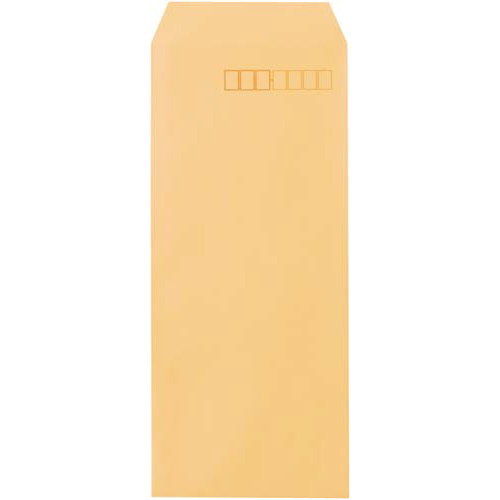 ソフトカラー封筒　長４　オレンジ　１００枚入画像